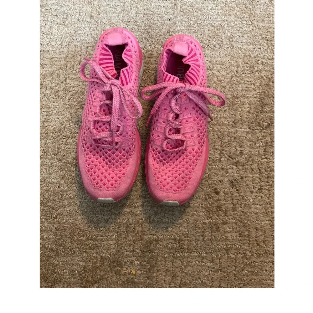 No bull Bullish Pink Knit Running Shoes Womens 9.5 Mens 8‎ Lightweight Sneakers